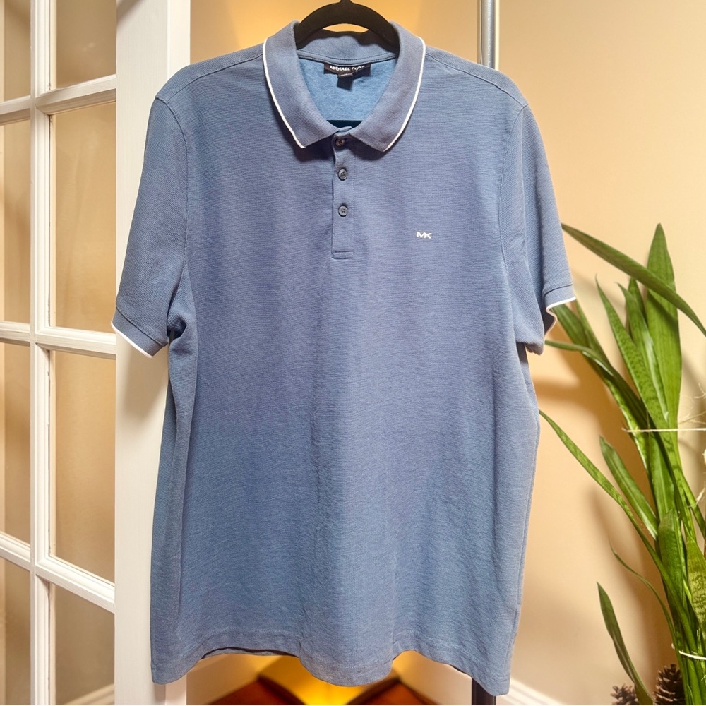 Michael Kors Slate Blue Polo Shirt